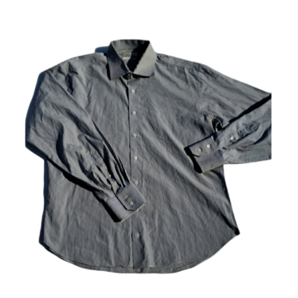 Zara stripe mens button down shirt